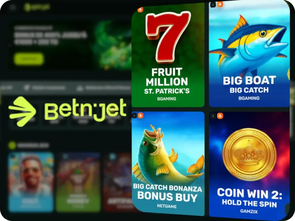 Casino Betnjet machines a sous popularie